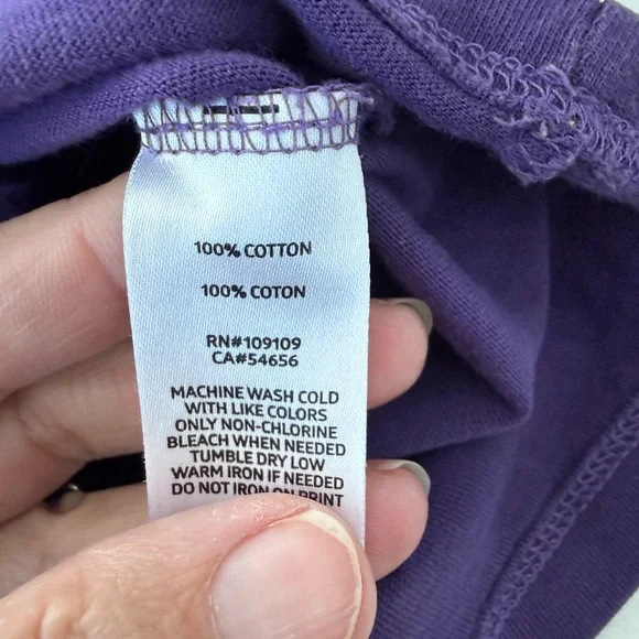 Life is Good Women Short Sleeve Crusher Tee More Love More Purple XL E39 - Picture 7 of 7